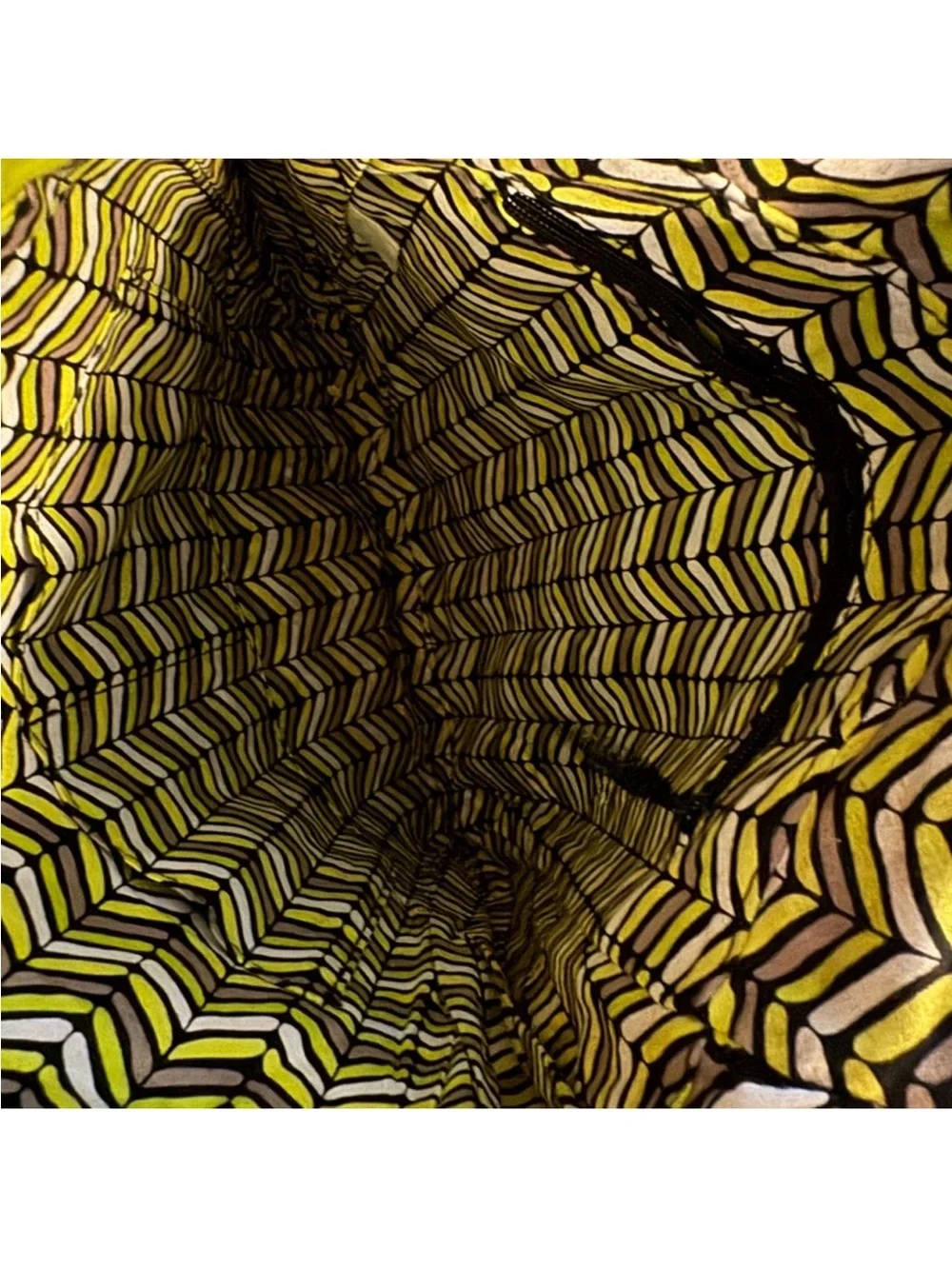 Vera Bradley Black and Yellow Quilted Floral Backpack